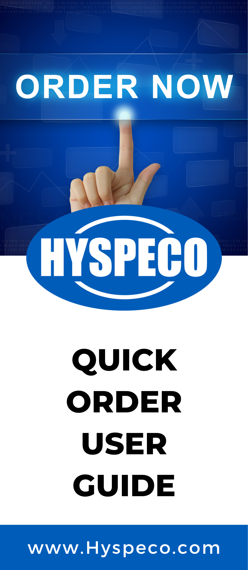 Quick Order Guide