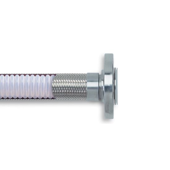 Picture of 16-SCW - Convoluted PTFE Hose with 304 Stainless Steel Braid - SCW/SCB