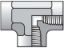 Picture of 1/4 MMO-SS BP - Pipe & Port Tee MMO