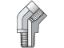 Picture of 3/4 CD45-B BP - Pipe & Port 45° Elbow CD45