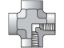 Picture of 1/4 KMMOO-B BP - Pipe & Port Cross KMMOO