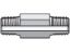 Picture of 1/8 X 1.5 FFF-SS - Pipe & Port Nipple FFF