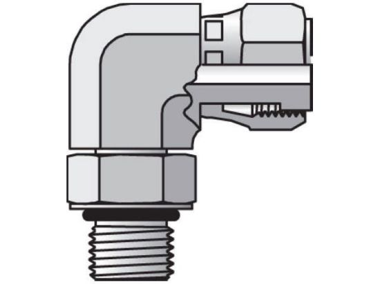 Picture of 12 AEL6-S - Seal-Lok ORFS 90° Elbow AOEL6