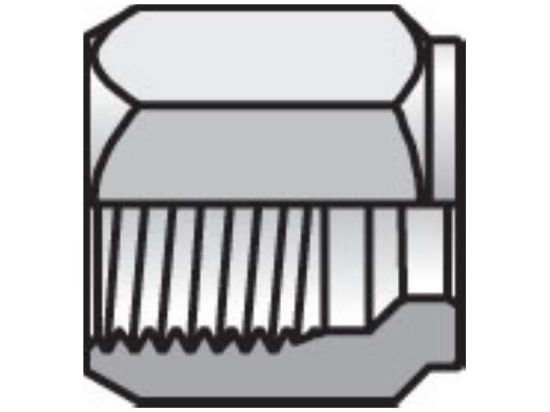 Picture of 4 BU-SS BP - Ferulok Nut, Ferrule, Locknut BU