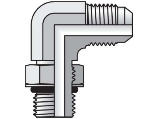 Picture of 8 C5X-S - Triple-Lok 37° 90° Elbow C5OX