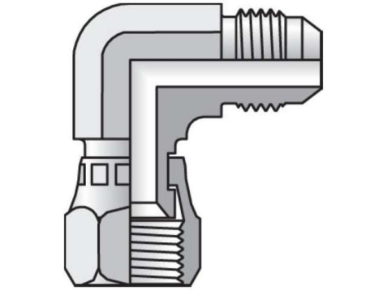 Picture of 12 C6BX-S - Triple-Lok 37° 90° Elbow C6X