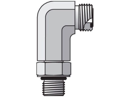 Picture of 6 CC5L-S - Seal-Lok ORFS 90° Elbow CC5OLO