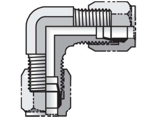 Picture of 8 EU-S - Ferulok 90° Elbow EBU