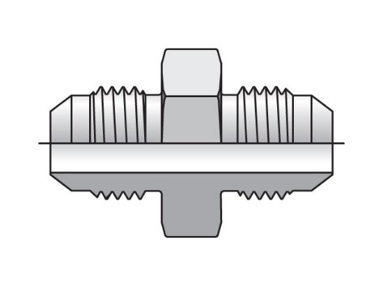 Picture of 8-4 LHTX-SS BP - Triple-Lok 37° Straight LHTX