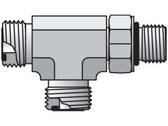 Picture of 12 R5L-S - Seal-Lok ORFS Tee R5OLO