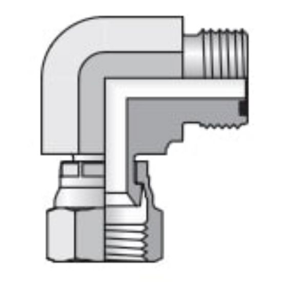 Picture of 8 LOEX6-S - Conversion Adapters for Tube and Hose Connections