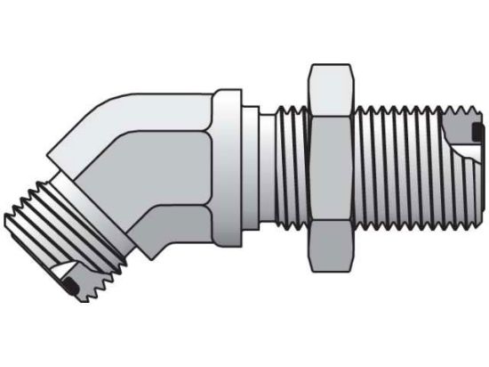 Picture of 4 WNL-S - Seal-Lok ORFS 45° Elbow WNLO