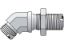 Picture of 4 WNL-S - Seal-Lok ORFS 45° Elbow WNLO