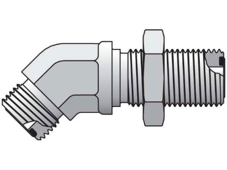 Picture for category Seal-Lok ORFS 45° Elbow WNLO