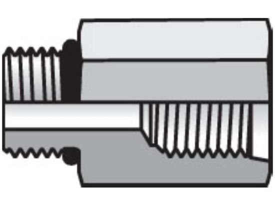 Picture of 4-6 F5OG5-SS FKM - Pipe & Port Reducer, Expander, Conversion F5OG5