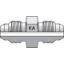 Picture of 4-4HMKAS - Komatsu 30° Flare, Metric Thread Adapters