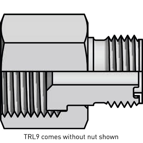 Picture of 12-6 TRL9-SS ETS - Seal-Lok Xtreme Metal Face Seal Tube Fittings and Adapters