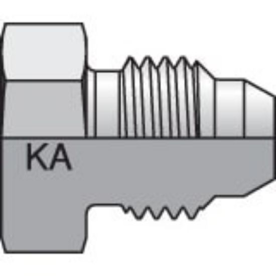 Picture of 4PNMKAS - Komatsu 30° Flare, Metric Thread Adapters