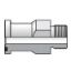 Picture of 20 F5OHQ1-S - O-ring Face Seal, 37° Flare and Flareless Code 61 and 62 Flange Adapters