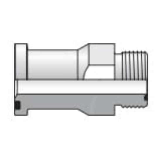 Picture of 16 LOHQ2-S - O-ring Face Seal, 37° Flare and Flareless Code 61 and 62 Flange Adapters