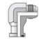 Picture of 16 XEQ1-S - O-ring Face Seal, 37° Flare and Flareless Code 61 and 62 Flange Adapters