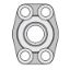 Picture of 16G4Q1BSX - 4-Bolt Hydraulic Flanges and Components