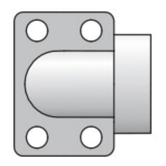 Picture of 16G5EQ1BSXK - 4-Bolt Hydraulic Flanges and Components