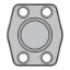 Picture of 16PQ1PSXK - 4-Bolt Hydraulic Flanges and Components