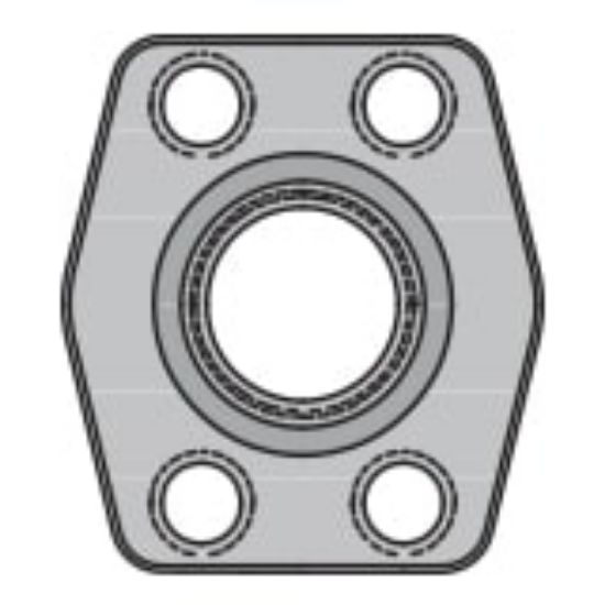 Picture of 12W4Q1BSX - 4-Bolt Hydraulic Flanges and Components