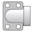 Picture of 32W7EQ1BSXK - 4-Bolt Hydraulic Flanges and Components
