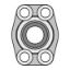 Picture of 16W7Q1PSX - 4-Bolt Hydraulic Flanges and Components