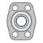 Picture of 32WB5Q2PSX - 4-Bolt Hydraulic Flanges and Components