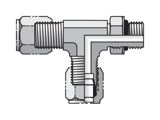 Picture of 8 R5U-S - Ferulok Tee R5BU