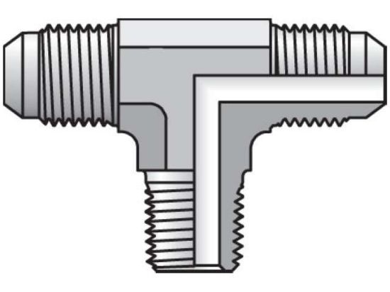 Picture of 8 STX-SS BP - Triple-Lok 37° Tee STX