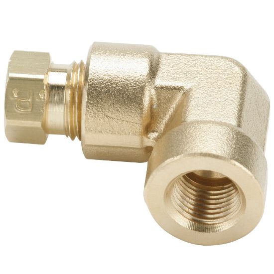 Picture of 170HD-6-4 - Brass flareless tube fitting, Hi-Duty