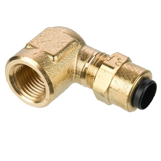 Picture of 170P-6-4 - Brass Compression Fittings for Thermoplastic and Soft Metal Tubing - Poly-Tite.