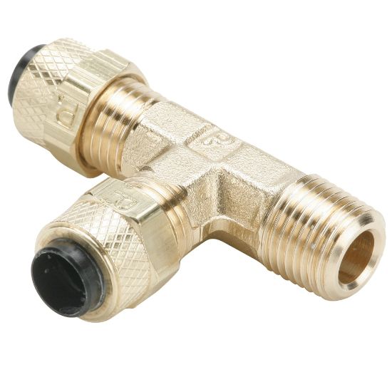 Picture of 171P-8-6 - Brass Compression Fittings for Thermoplastic and Soft Metal Tubing - Poly-Tite.