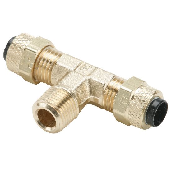 Picture of 172P-6-4 - Brass Compression Fittings for Thermoplastic and Soft Metal Tubing - Poly-Tite.