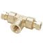 Picture of 177HD-4-4 - Brass flareless tube fitting, Hi-Duty