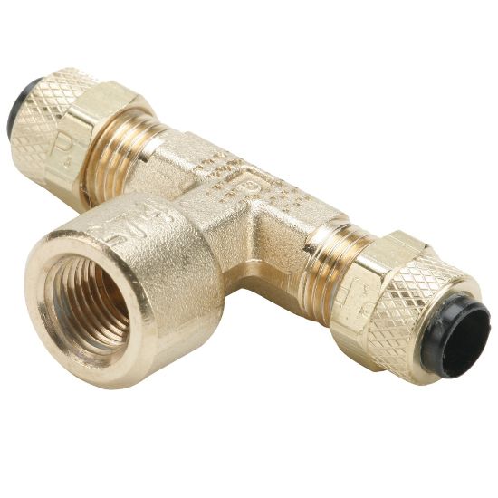 Picture of 177P-4-2 - Brass Compression Fittings for Thermoplastic and Soft Metal Tubing - Poly-Tite.