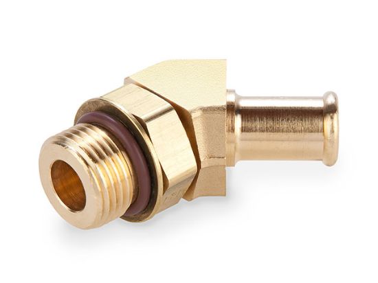 Picture of 179HB-12-MI18 - Beaded Hose Barb 45° Elbow to Metric Thread 179HB-X-MIX