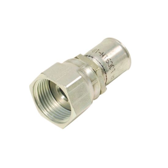 Picture of 1JC91N-4-4C - Permanent Fittings for PTFE Hose - 91/91N