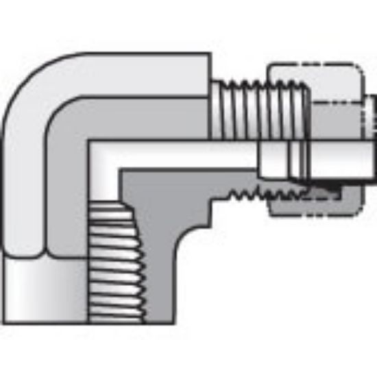 Picture of 6-6 DBI2-B - Intrulok® Brass Flareless Bite Type Fittings