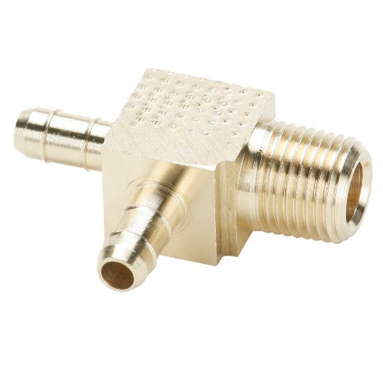 Picture of 231-6-4 - Brass Pneumatic Hose Barbs for Tubing, Dubl-Barb