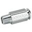 Picture of 391P-6-4 - Chrome plated brass couplers for thermoplastic and soft metal tubing, Poly-tite