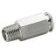 Picture of 391PSS-6-4 - Chrome plated brass couplers for thermoplastic and soft metal tubing, Poly-tite
