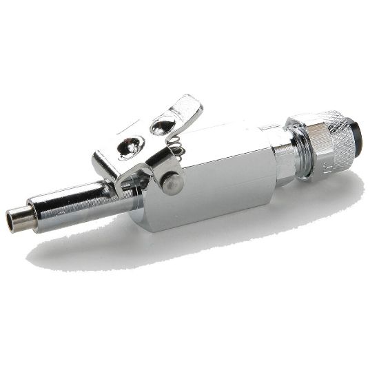 Picture of 393PD-4-4 - Chrome plated brass couplers for thermoplastic and soft metal tubing, Poly-tite
