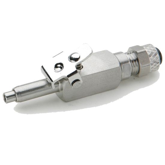 Picture of 393PDSS-4-4 - Chrome plated brass couplers for thermoplastic and soft metal tubing, Poly-tite