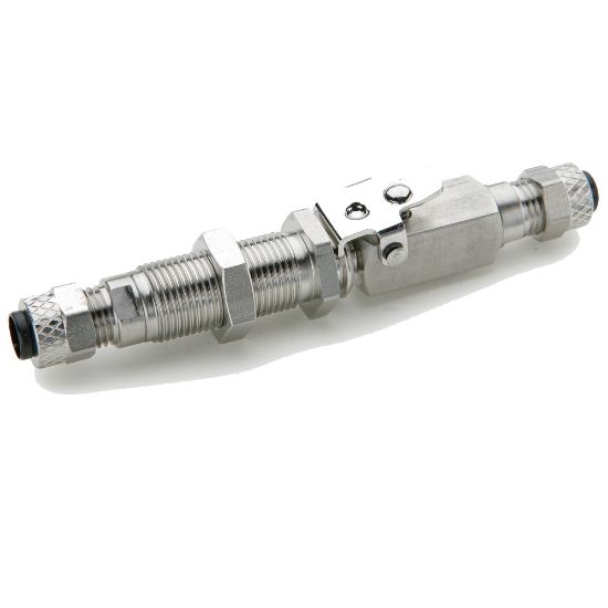 Picture of 394PDSS-6-6 - Chrome plated brass couplers for thermoplastic and soft metal tubing, Poly-tite