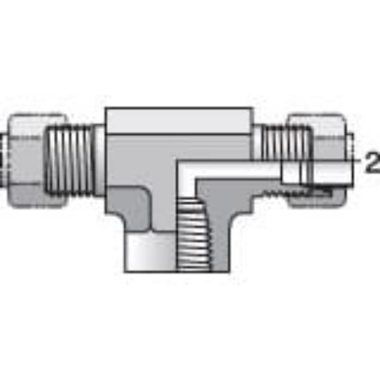Picture of 4-4-4 OBI2-B - Intrulok® Brass Flareless Bite Type Fittings